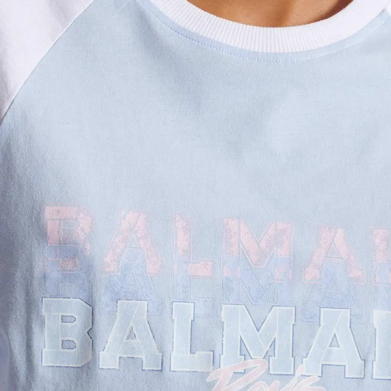 BALMAIN Cropped T shirt-6