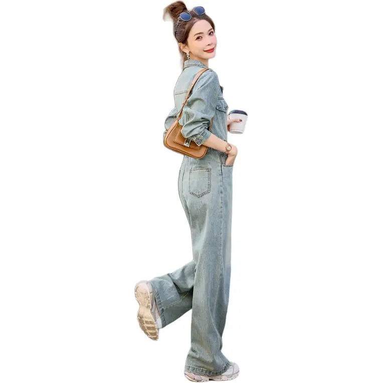 Fele.d Jumpsuits Women's Blue-2