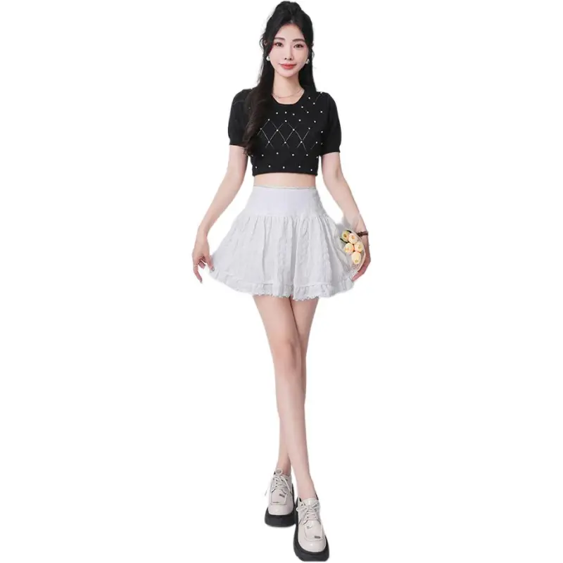 Mu Xiao Xin Casual Short Skirts Women's-3
