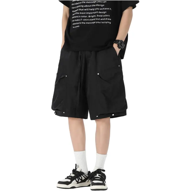 CREAZIONI LA FANTASIA E MOBILE Cargo Shorts Unisex Black-3