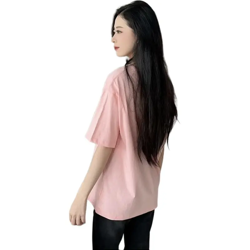 NEAR HERE T Shirts Unisex Pink-4