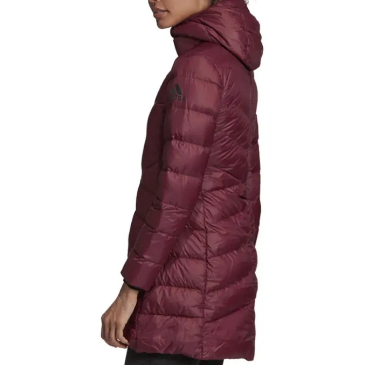 Adidas Down Jacket Women's Burgundy-5