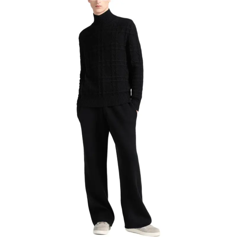 DIOR Icon FW24 Knitted Sweatpants Men's Black-2