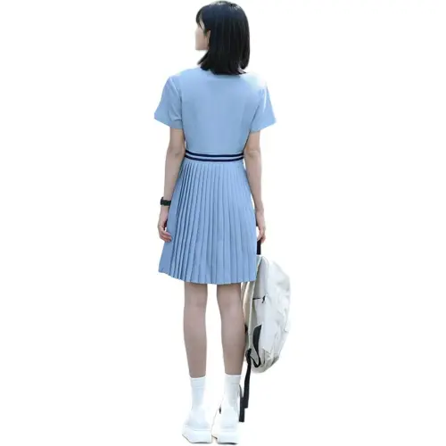 Garbege Uniform Women's Blue Dress