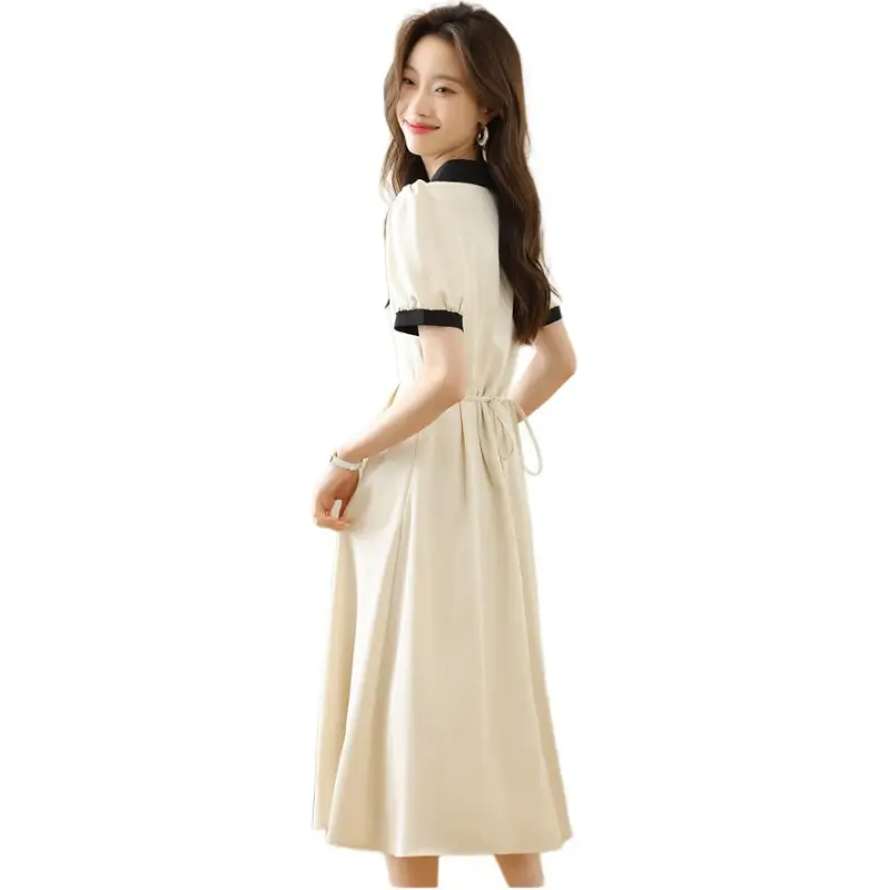 Mu Xiao Xin Short Sleeved Dress Women's-1