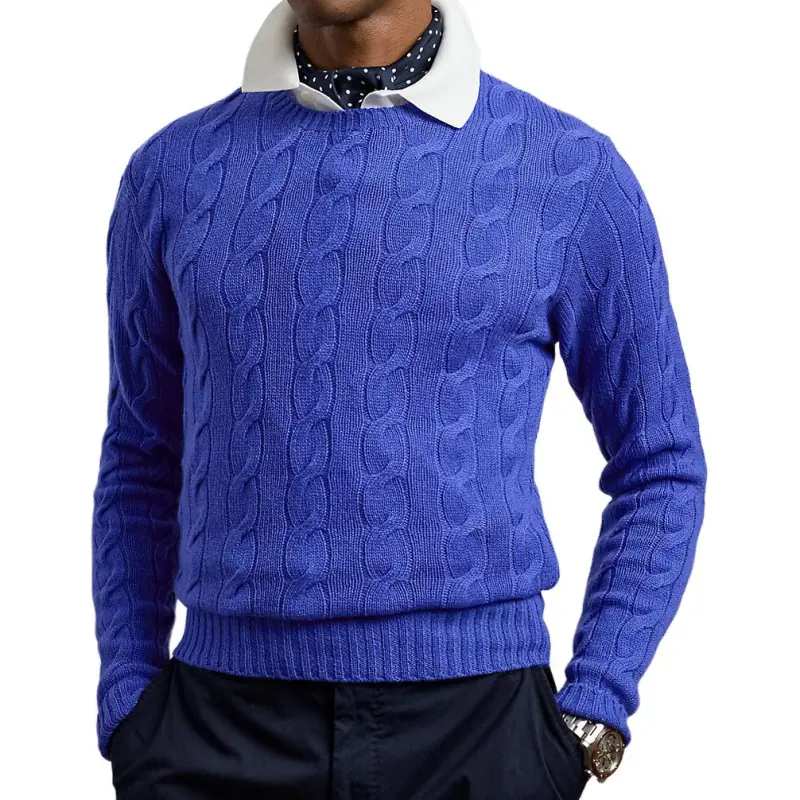 Ralph Lauren Purple Label Cashmere Sweater Men's Blue-2