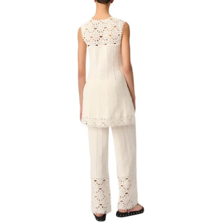 Maje Crochet knit Minidress-2