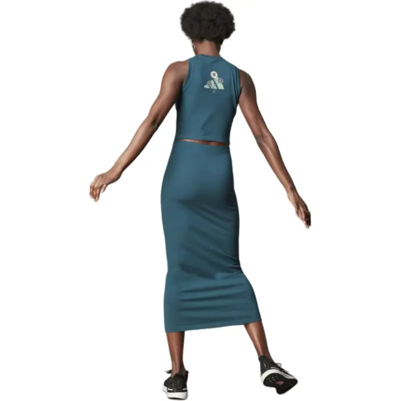 Adidas x Terra LOVE Sleeveless Dress Women's Cyan-3