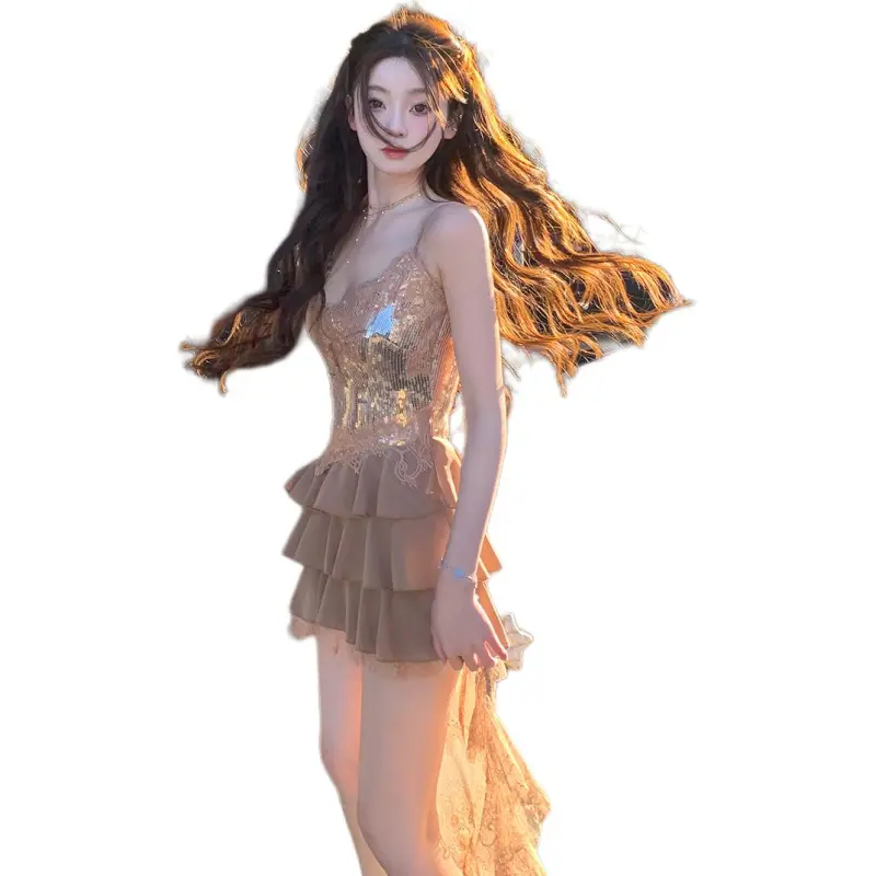 Mu Xiao Xin Sleeveless Dress Women's-7