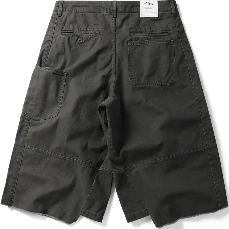 MIIRACER Cargo Shorts Unisex Dark Gray-3