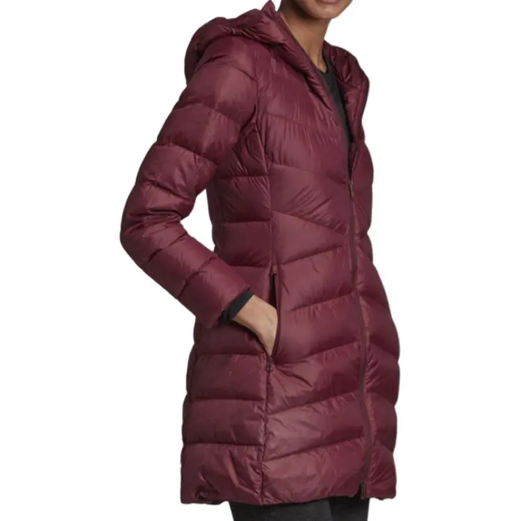 Adidas Down Jacket Women's Burgundy-4