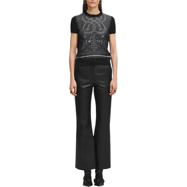 HERMES Cashmere Sweater Women's Black-2