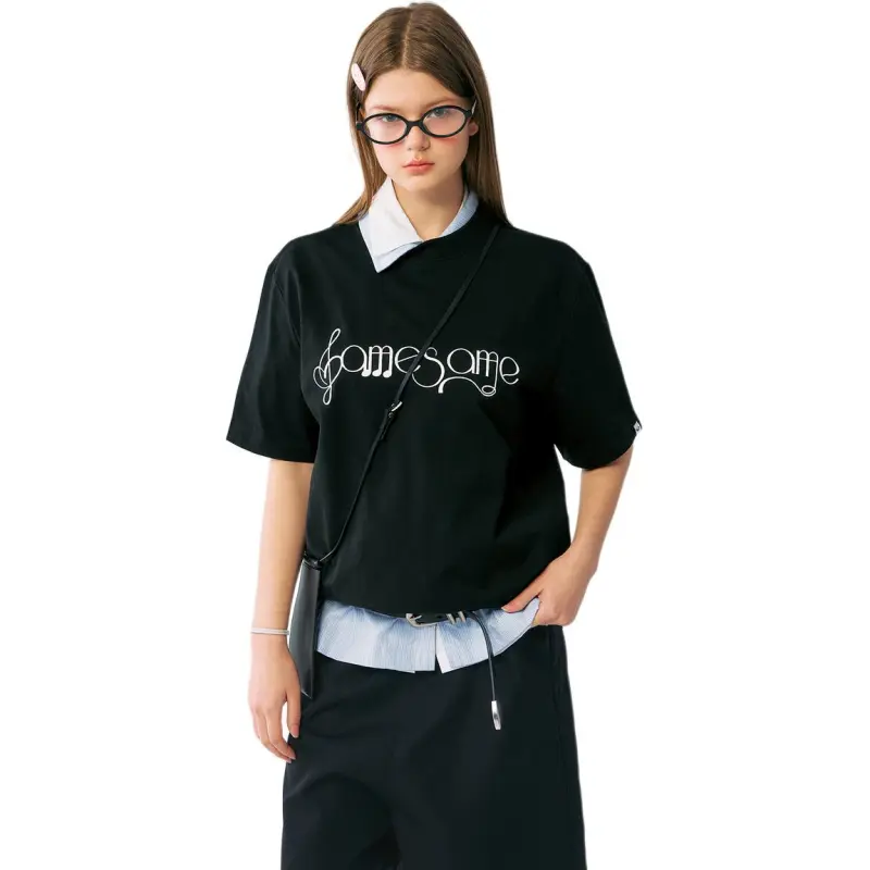 MYSAMESAME T Shirts Unisex Black In Stock-1