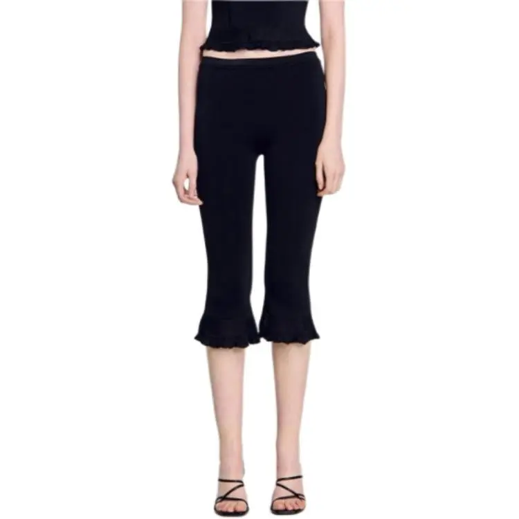 Sandro Ruffle detailed Trousers-1