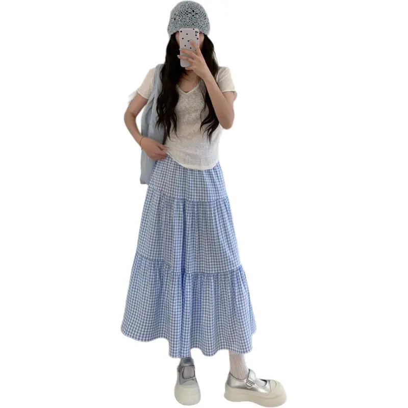 Mu Xiao Xin Casual Long Skirt Women's-4