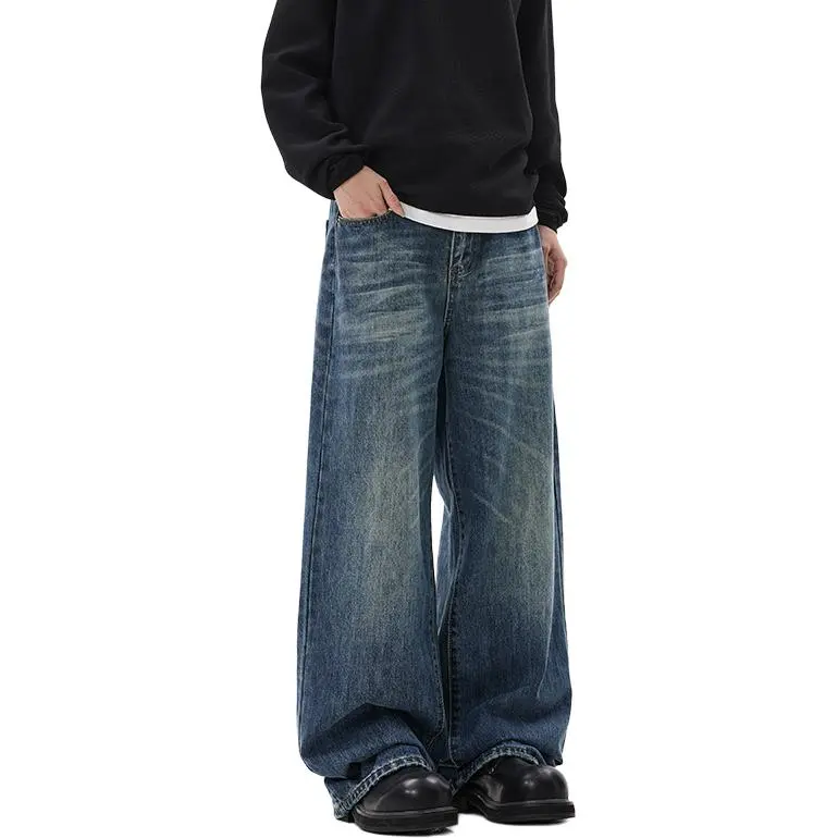 XRXP Casual Pants Unisex Blue-5
