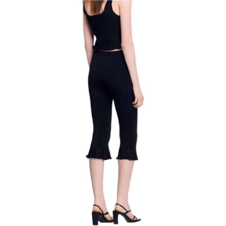 Sandro Ruffle detailed Trousers-3