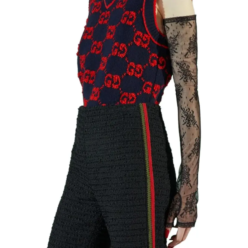 GUCCI Tweed Trousers-4