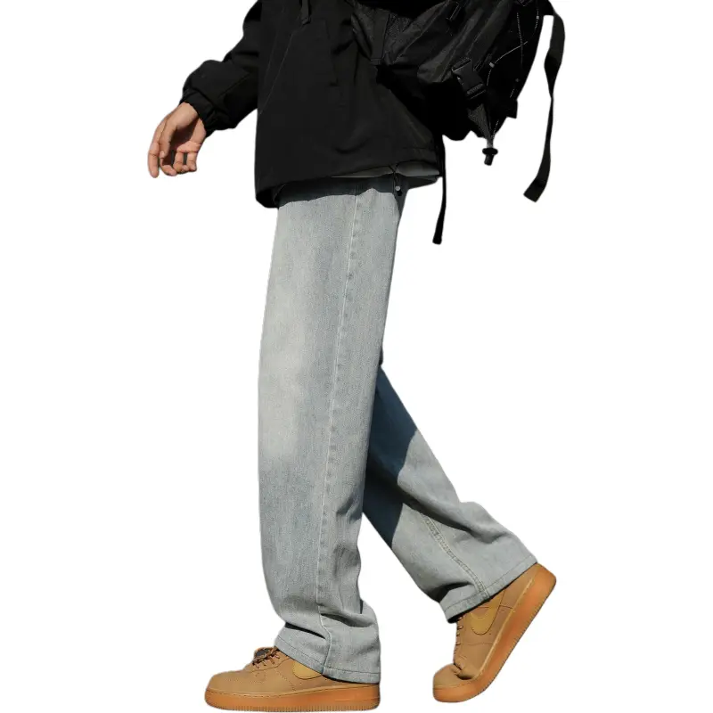 WARNING LIGHT Jeans Unisex Mud-Colored-10