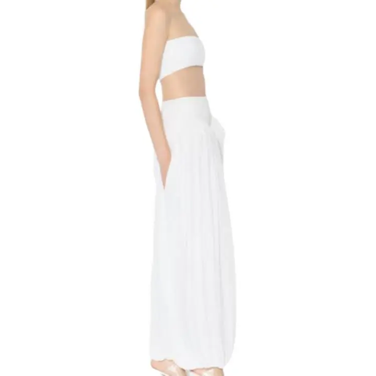 Alaia Pleated Cropped Bralette-3