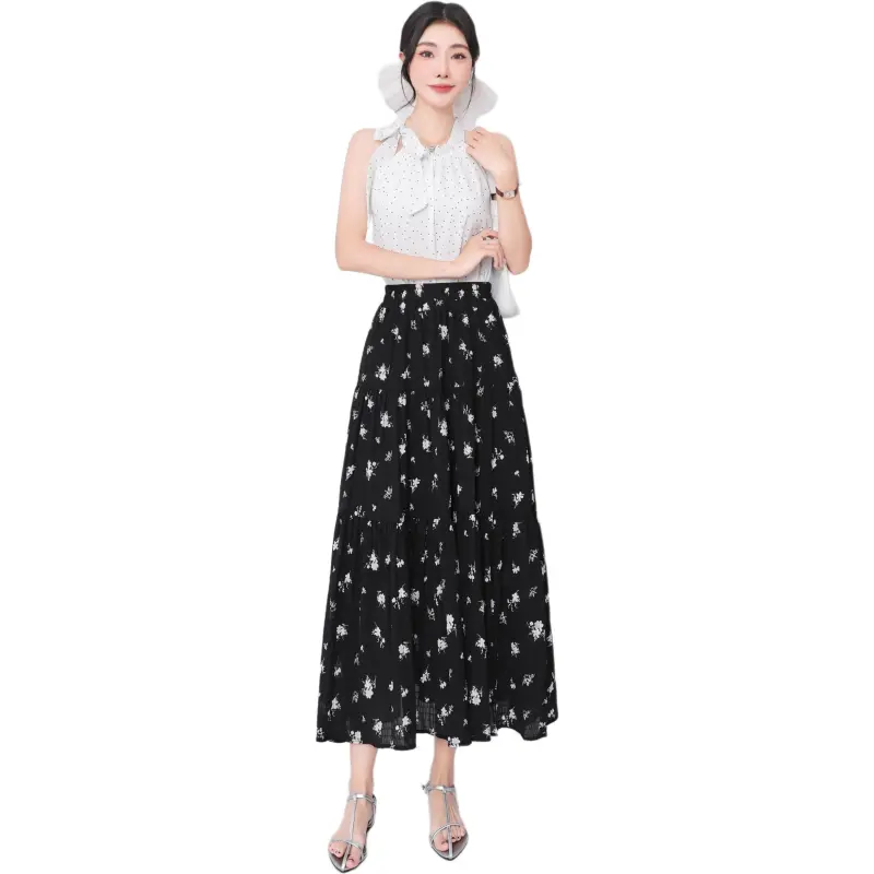 Mu Xiao Xin Casual Long Skirt Women's-7