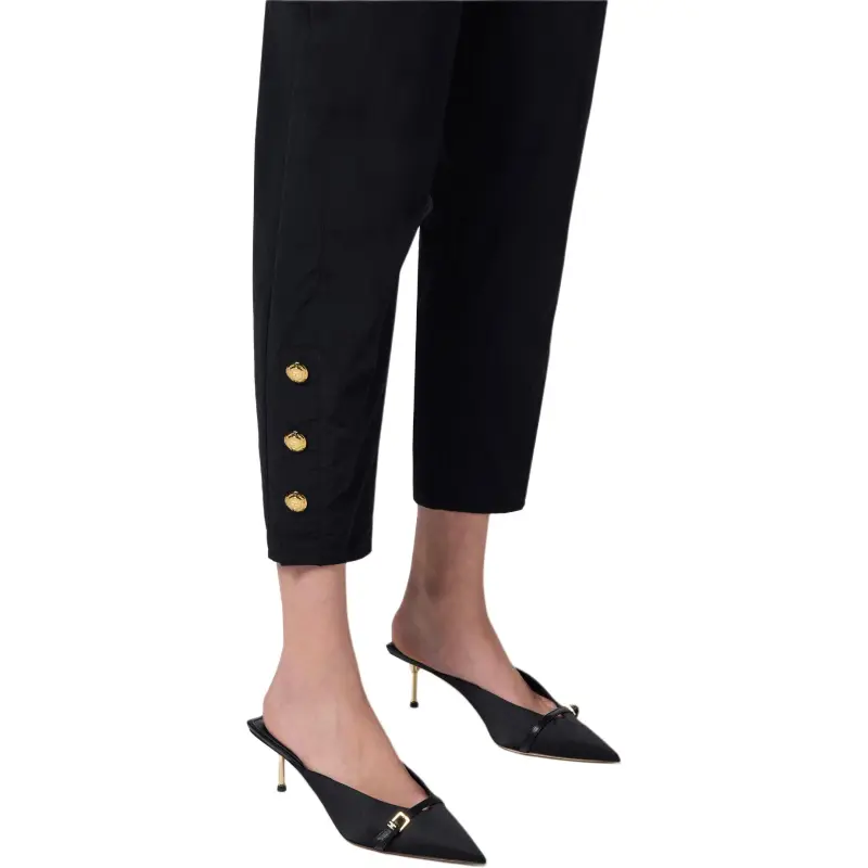 Elisabetta Franchi Technical Voile Belted Trousers-4