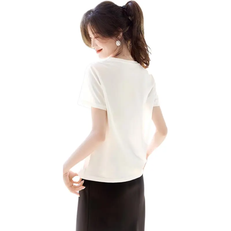 Mo Han Yi Mei T Shirt Women's White-1