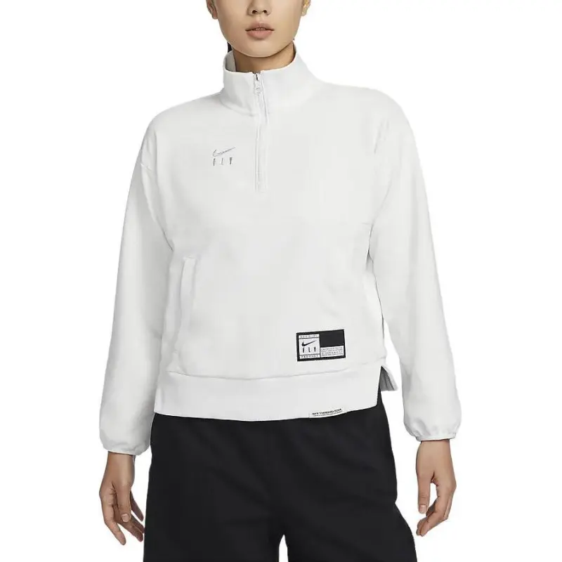 Nike Swoosh Fly Sweatshirt Women's Mountain Peak White-2