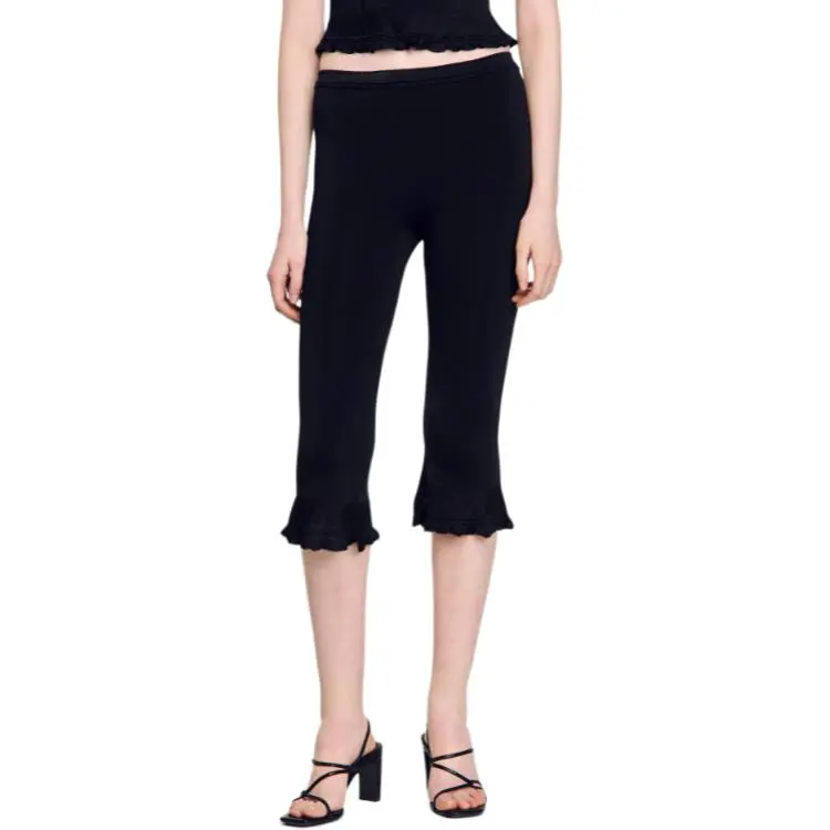 Sandro Ruffle detailed Trousers-2