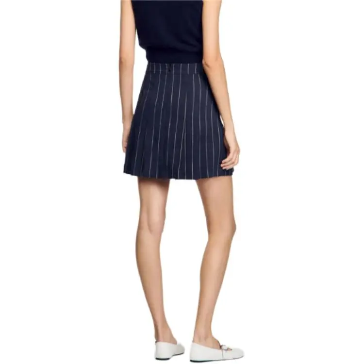 Sandro Striped Mini Skirt-2