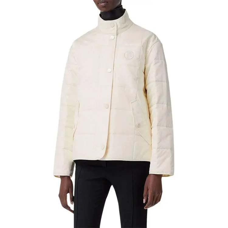 Burberry Jackets Coats Women's White-2