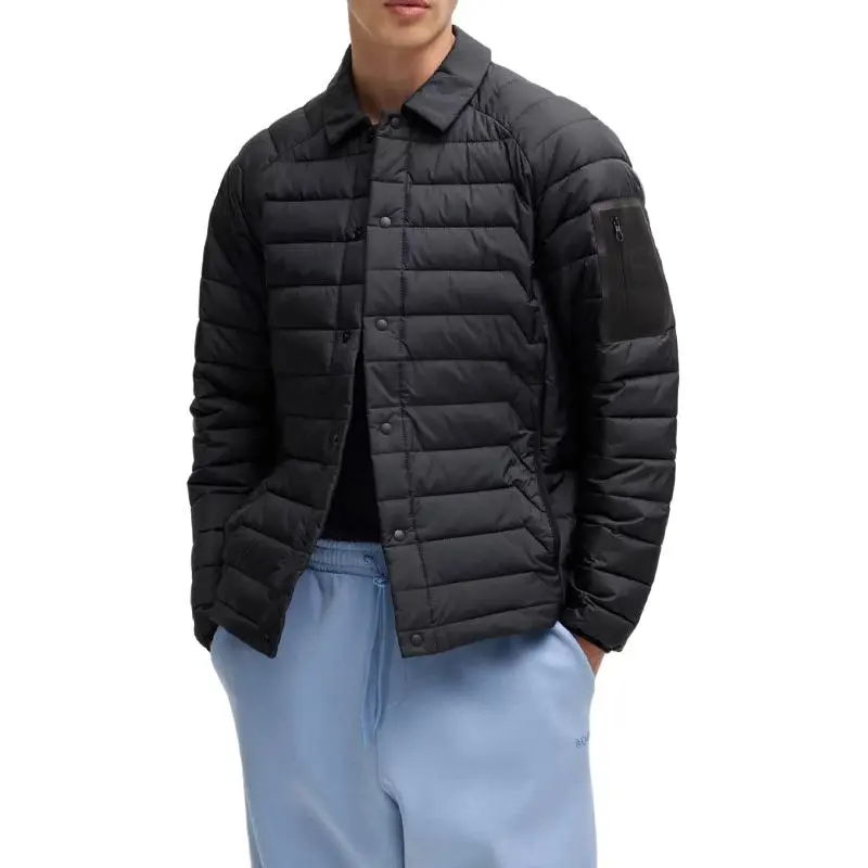 HUGO BOSS Water Repellent With Lightweight Insulation Puffer Jacket Men's Dark Blue-1