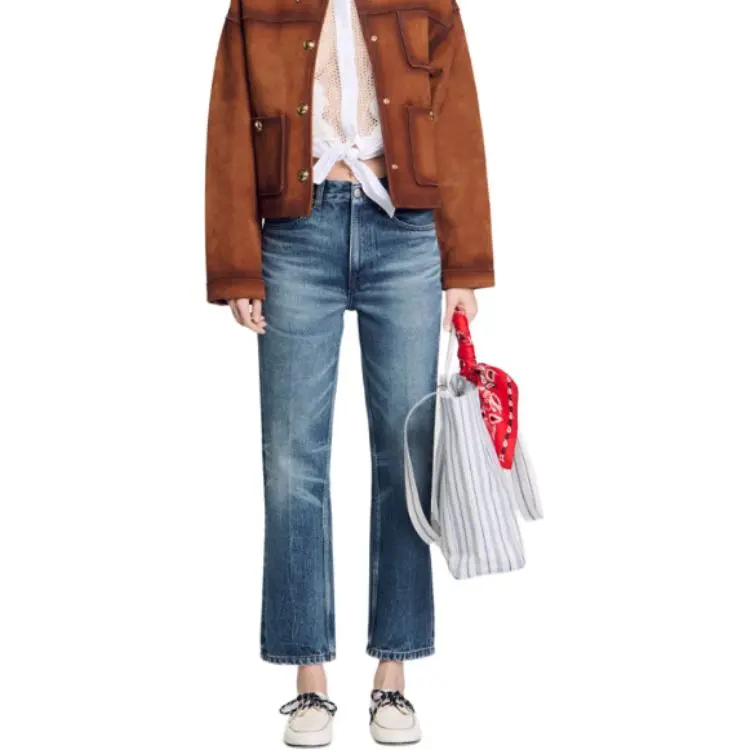 Sandro Faded Jeans-4