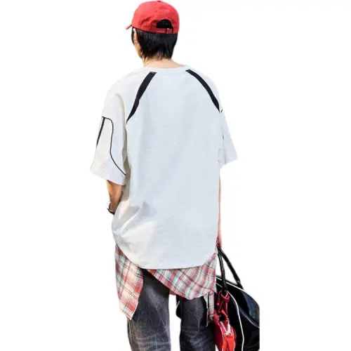 XIDELONG T Shirt Unisex Smoke Cloud Gray