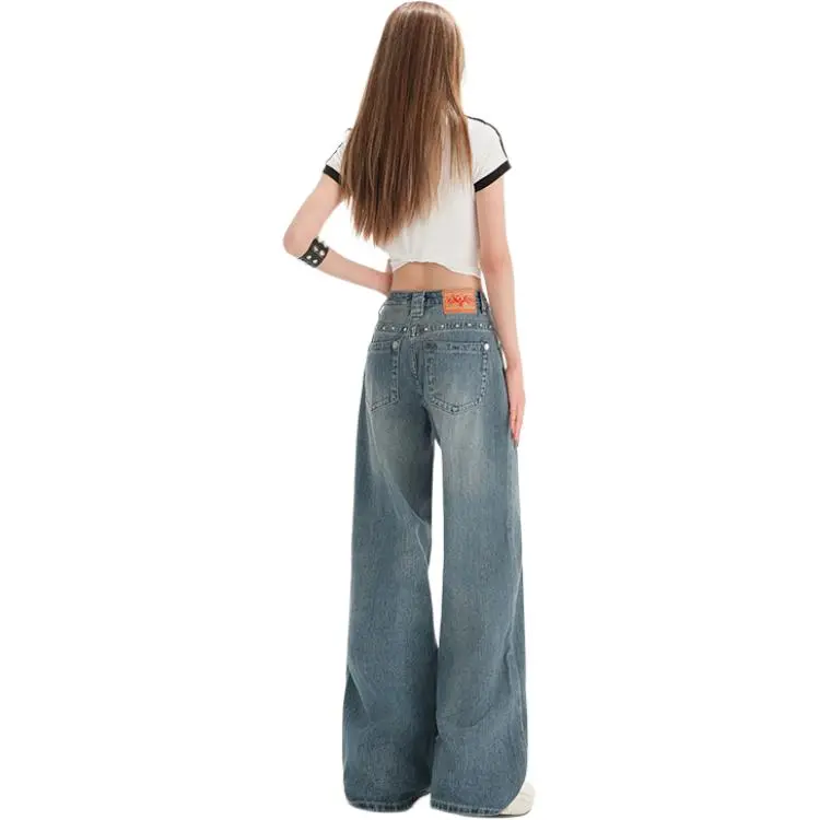 Ordifen Jeans Women's Lightning Blue-0
