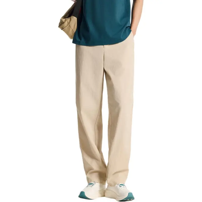 Anta Variety Training Collection Casual Pants Men's Nude Khaki-1
