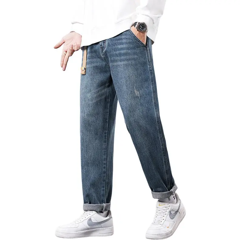 Tonlion Jeans Unisex Vintage Blue-16