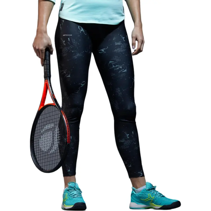 DECATHLON ARTENGO Tennis Bottoms Women's Black/watery Color-1
