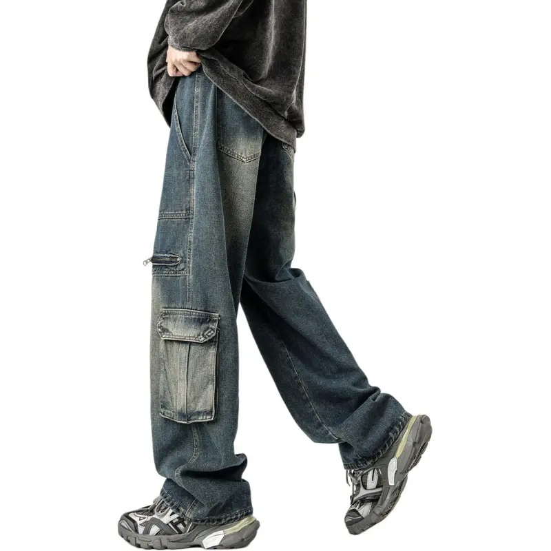 FASTFISH Jeans Unisex Nostalgic Blue-3
