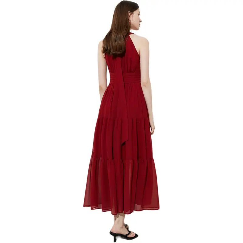 DPLAY Sleeveless Dresses Women's Jam Red-0