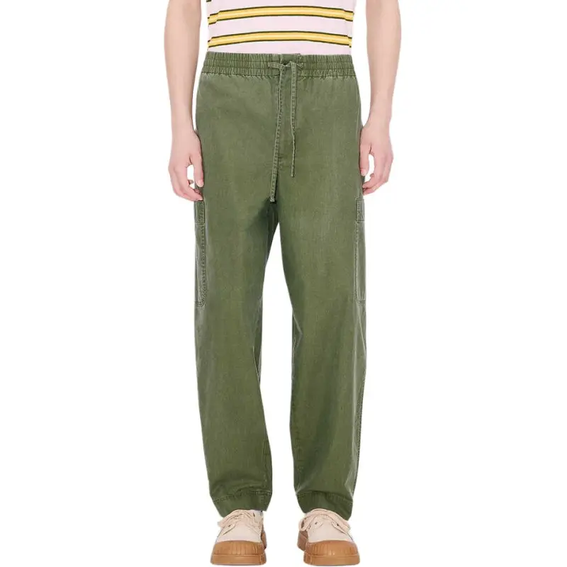 KENZO SS25 Casual Pants Men's Dark Khaki-3