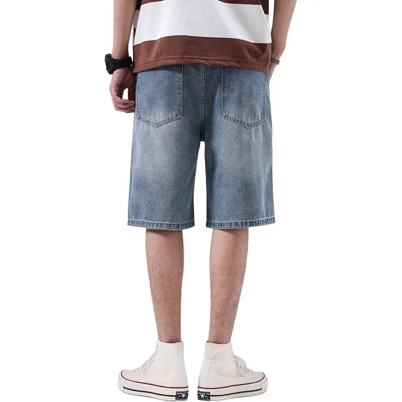 PRPK Denim Shorts Unisex Blue-1