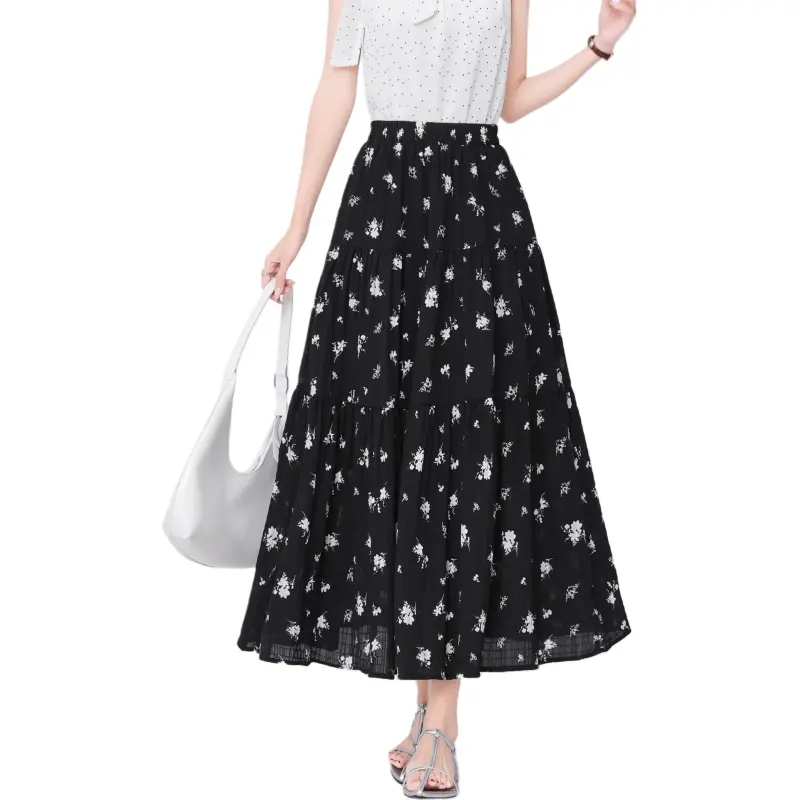 Mu Xiao Xin Casual Long Skirt Women's-10