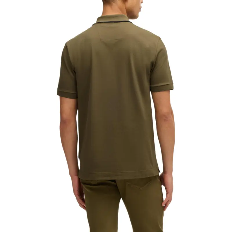 HUGO BOSS X Porsche Rubberized logo Polo Shirt-3