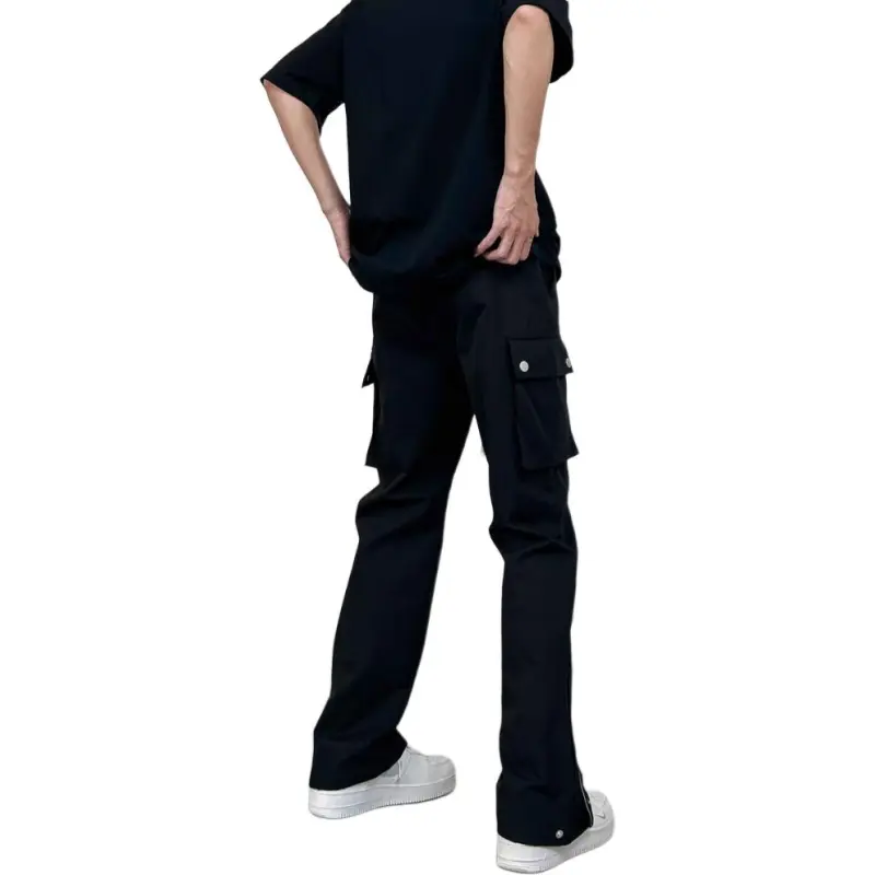 CORNILOT Casual Pants Unisex Black-1