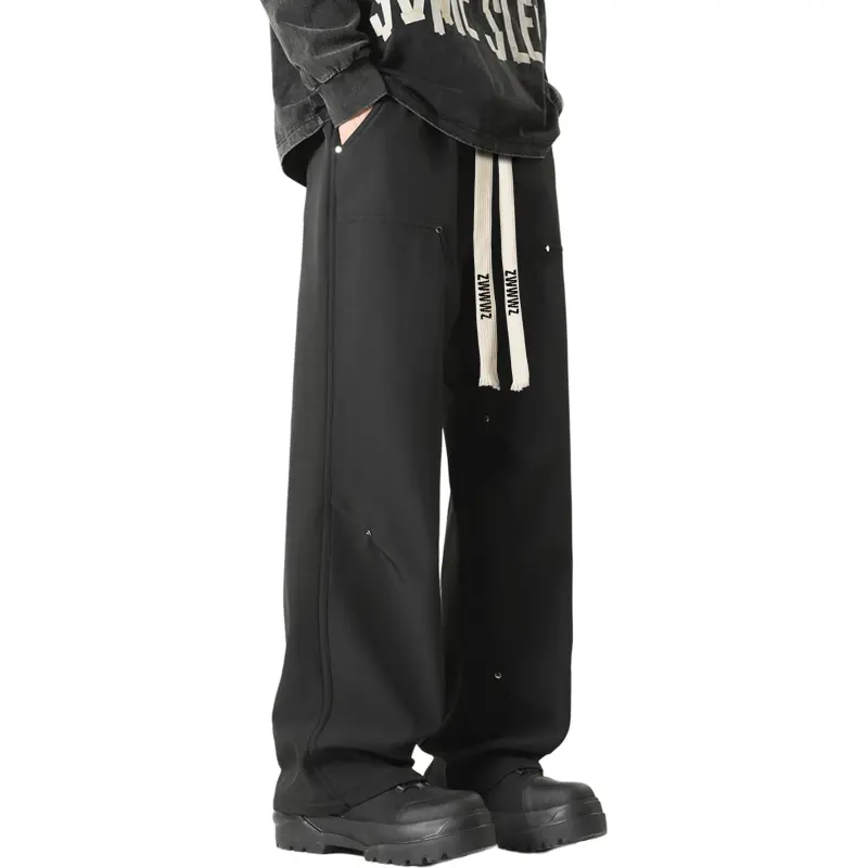 ZWWWZ Knitted Sports Pants Unisex-1
