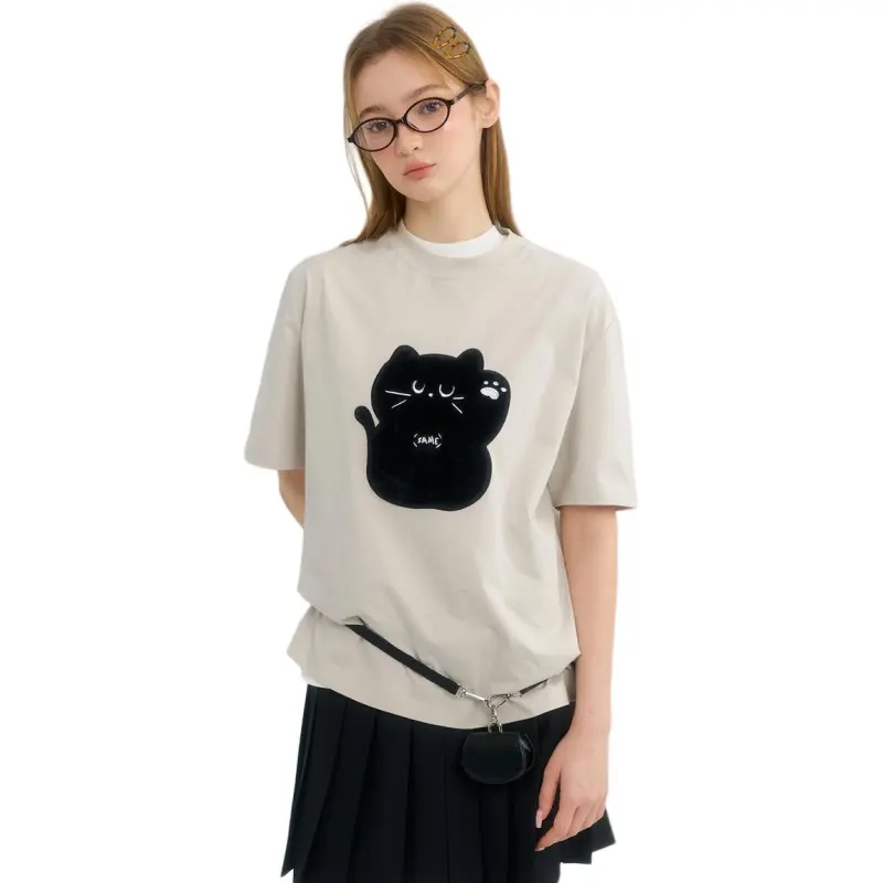 MYSAMESAME T Shirt Unisex Macchiato Color In Stock-1