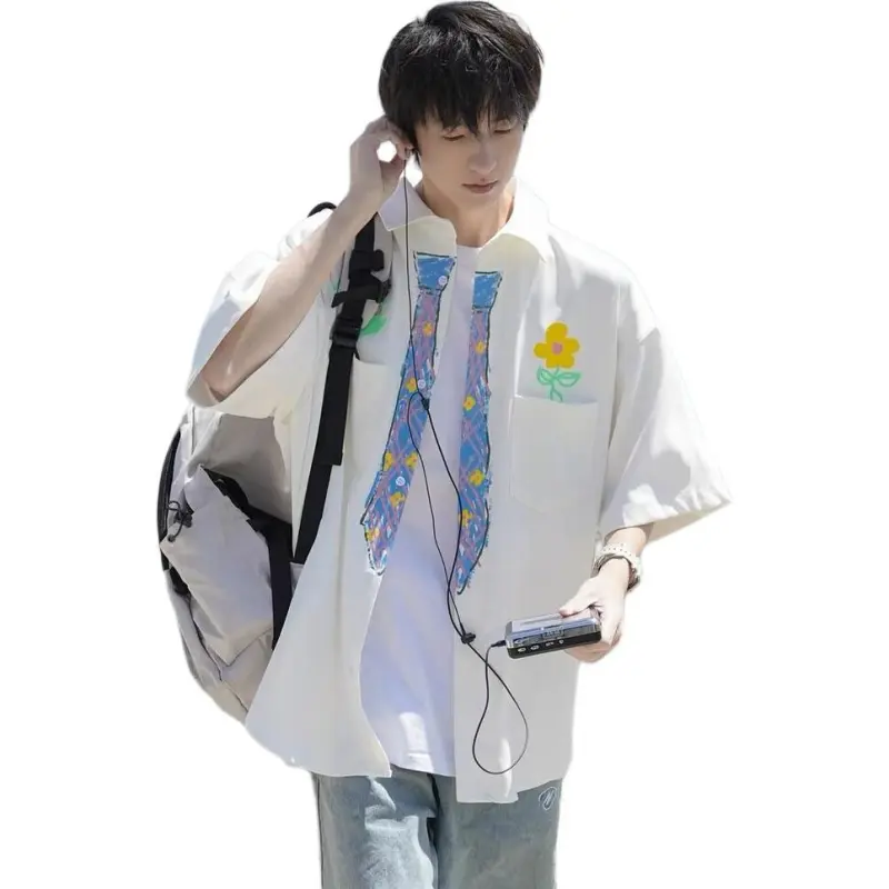 CORNILOT Shirts Unisex White-1
