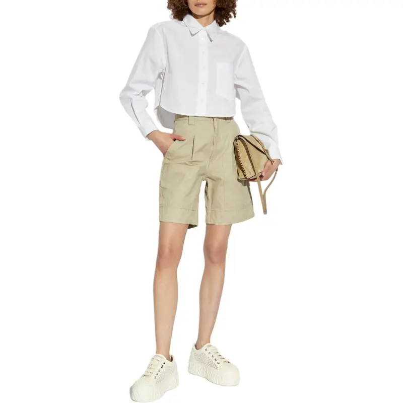 ISABEL MARANT ETOILE Katja Pocket Detailed Shorts-3