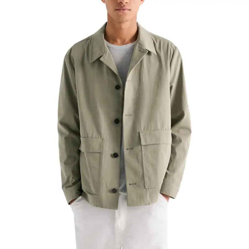 Massimo Dutti Jackets Coats Men's Green-5